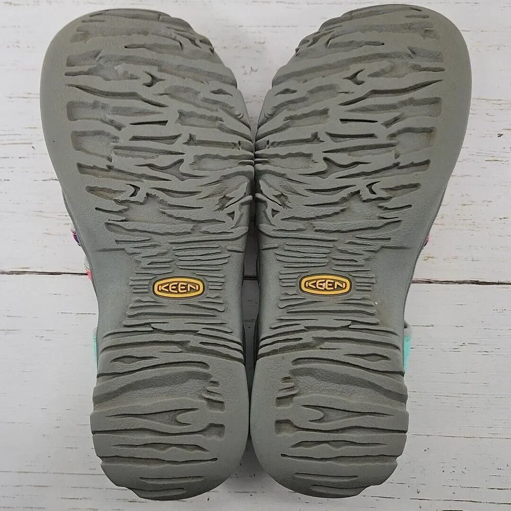 Keen Youth Girls‎ 5 Whisper Sport Sandals Raya Fusion Teal Pink Shoes 1014257